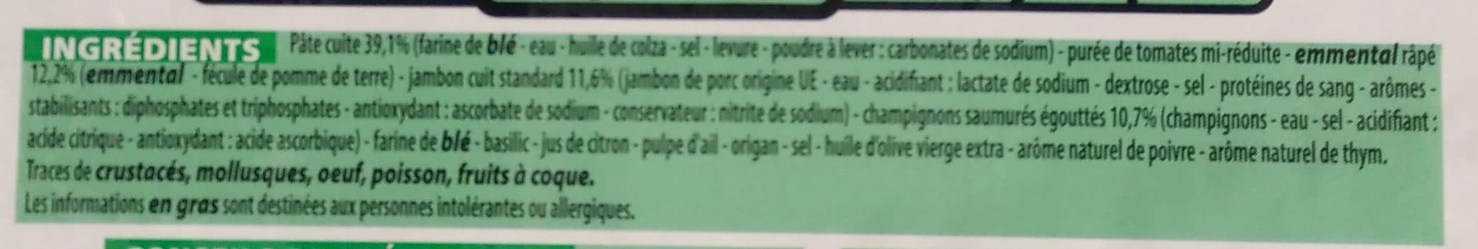 Casino Pizza à pâte fine Jambon Champignons packshot