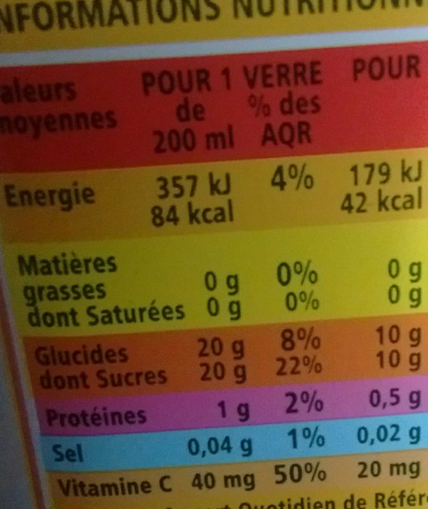 Casino 100% Pur Jus Orange Naturellement riche en vitamine C packshot
