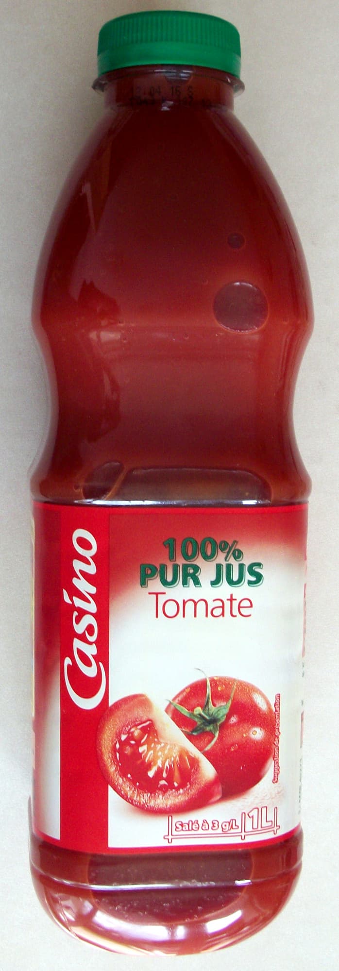 Casino 100 % Pur Jus de Tomate salé à 3 g par litre packshot