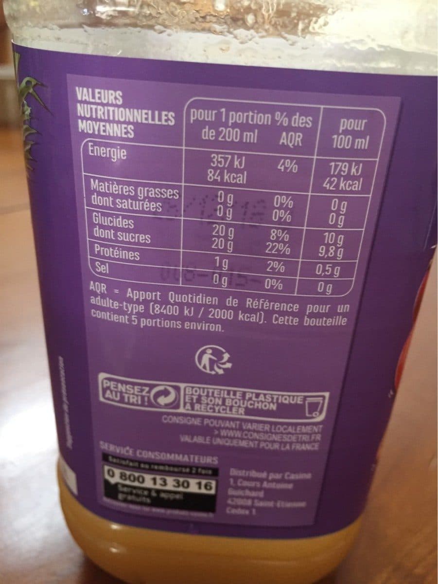 Casino 100 % Pur Jus multifruits packshot