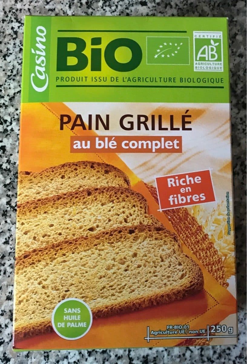 Casino Pain grillé au blé complet packshot
