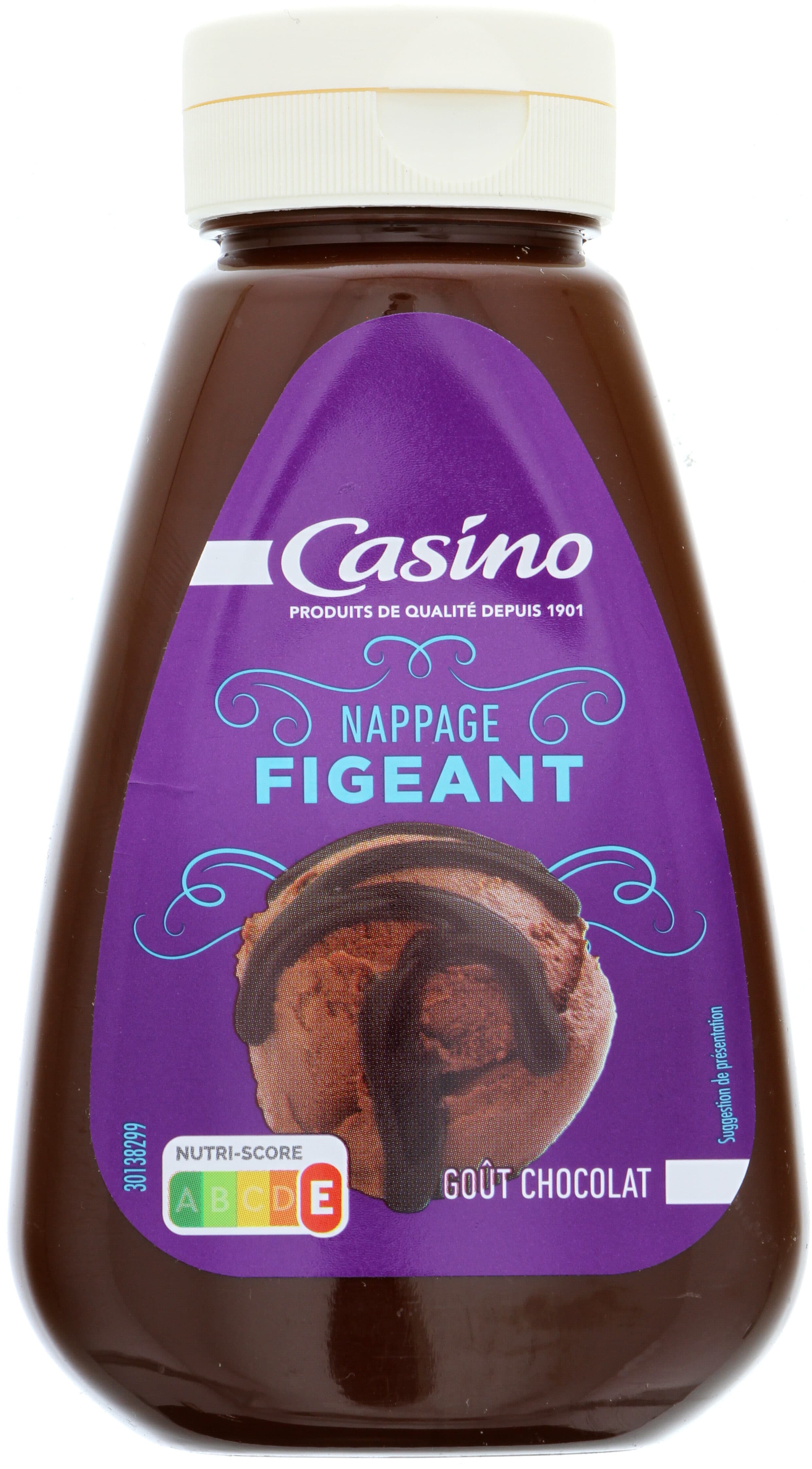 Casino Nappage figeant parfum chocolat/ Fat based cocoa Ice Topping packshot