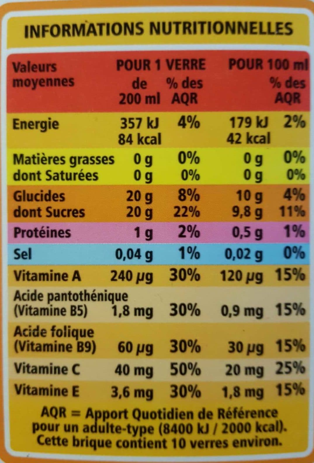 Casino Jus Multifruits source de 5 vitamines packshot