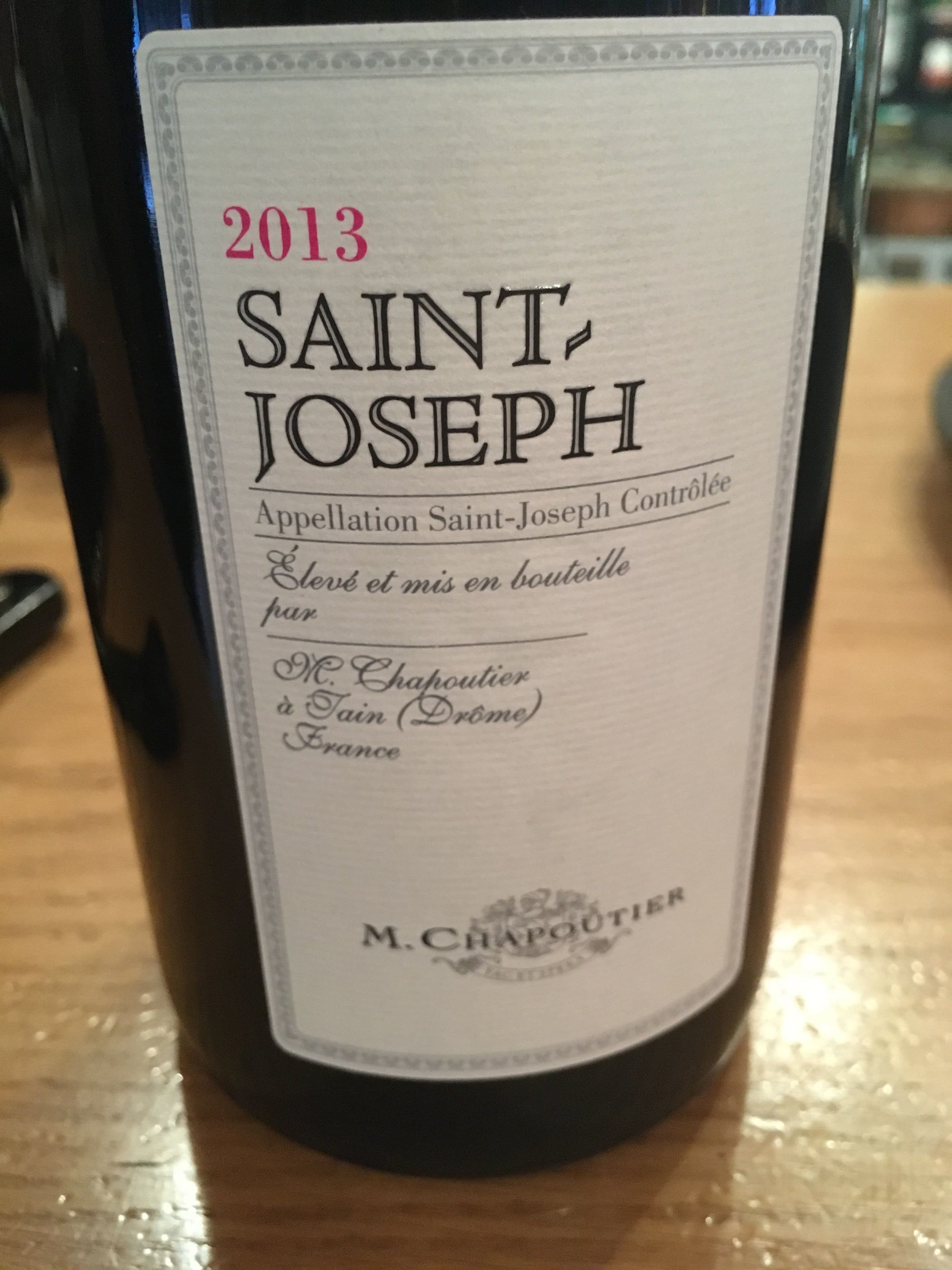 M.Chapoutier Saint joseph packshot