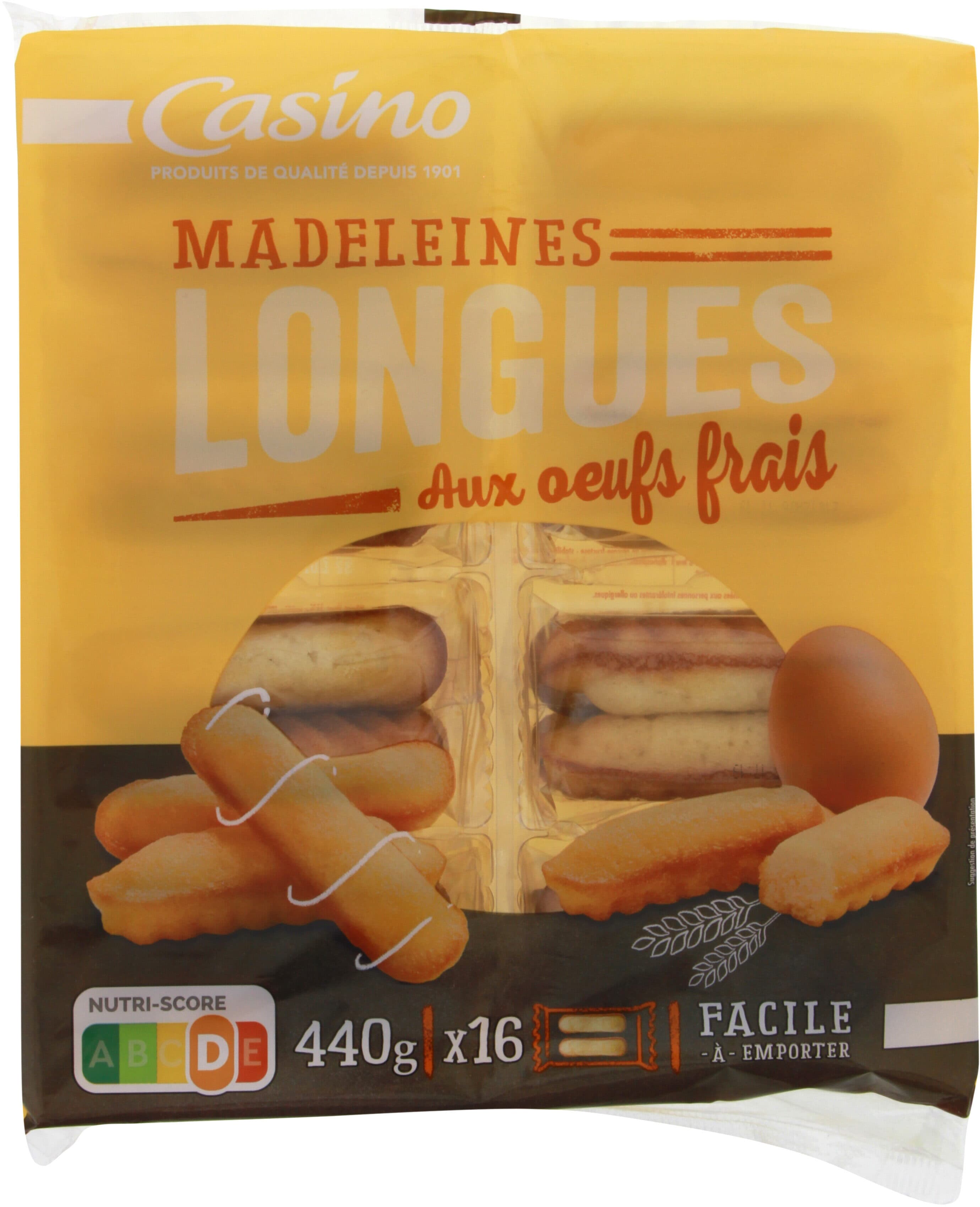 Casino Madeleines longues packshot