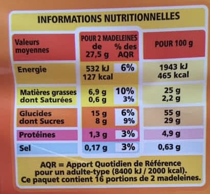 Casino Madeleines longues packshot