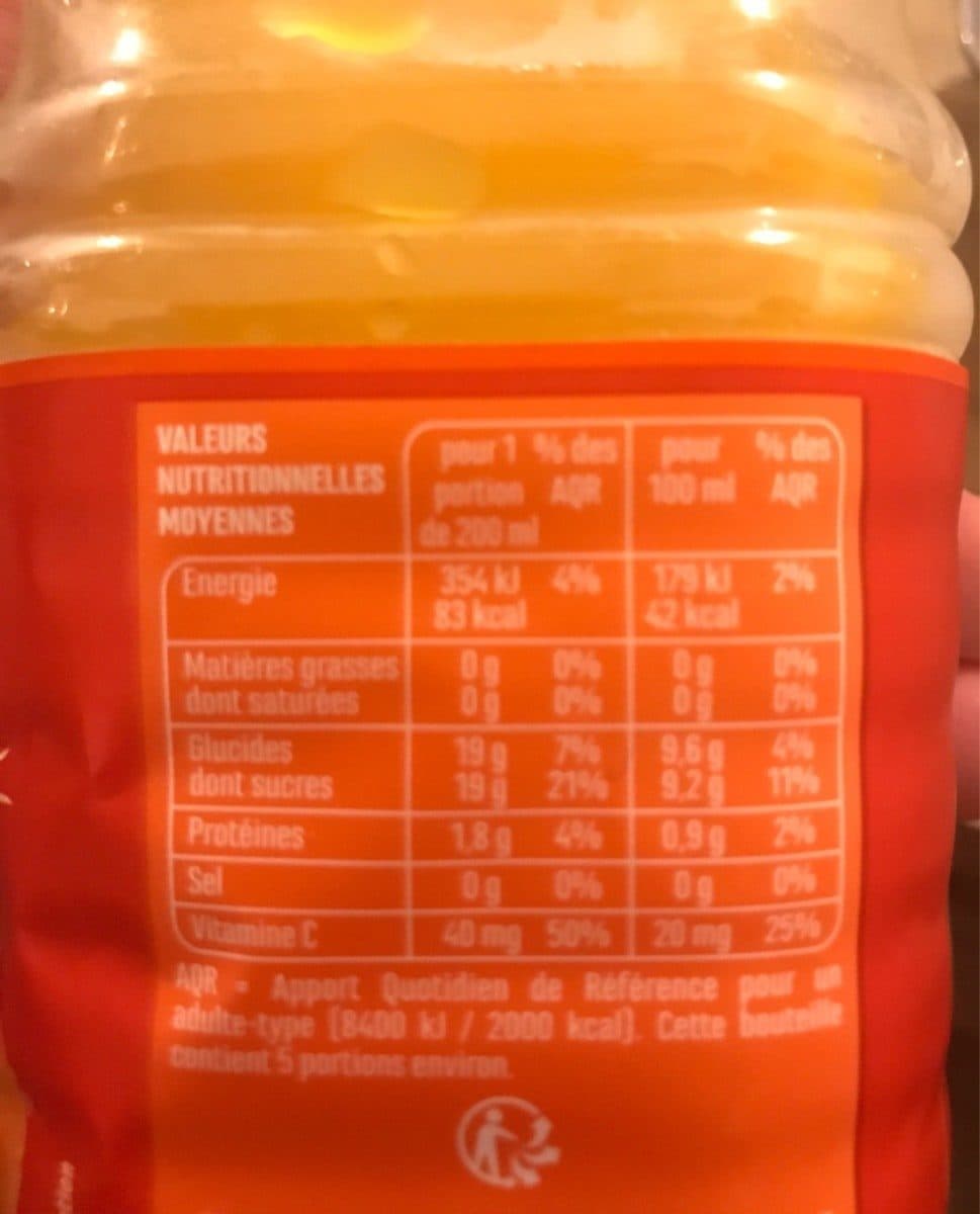 Casino 100% Pur Jus Clémentine – Naturellement source de vitamine C packshot