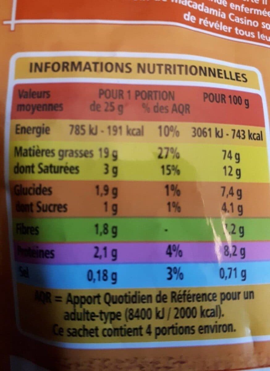 Casino Noix de Macadamia Grillées et Salées packshot