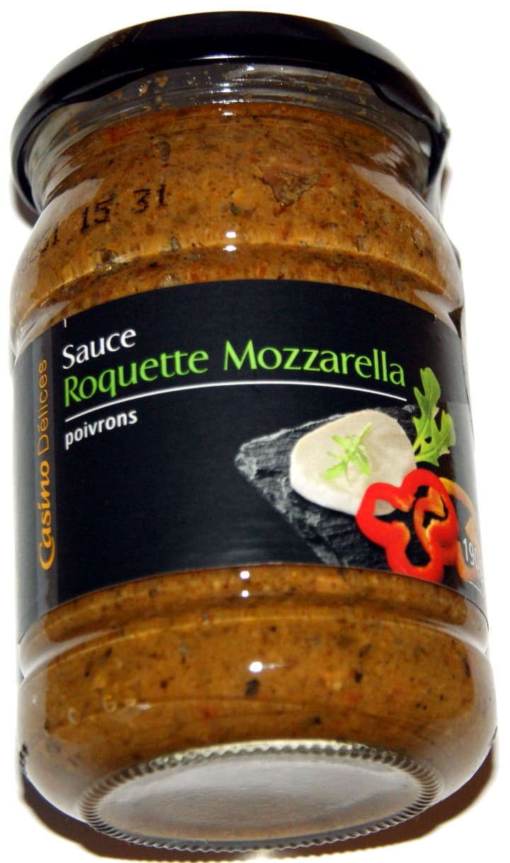 Casino Sauce Roquette, Mozzarella, Poivrons packshot