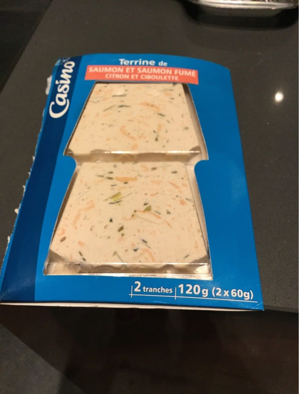 Casino Terrine de Saumon et saumon fumé packshot