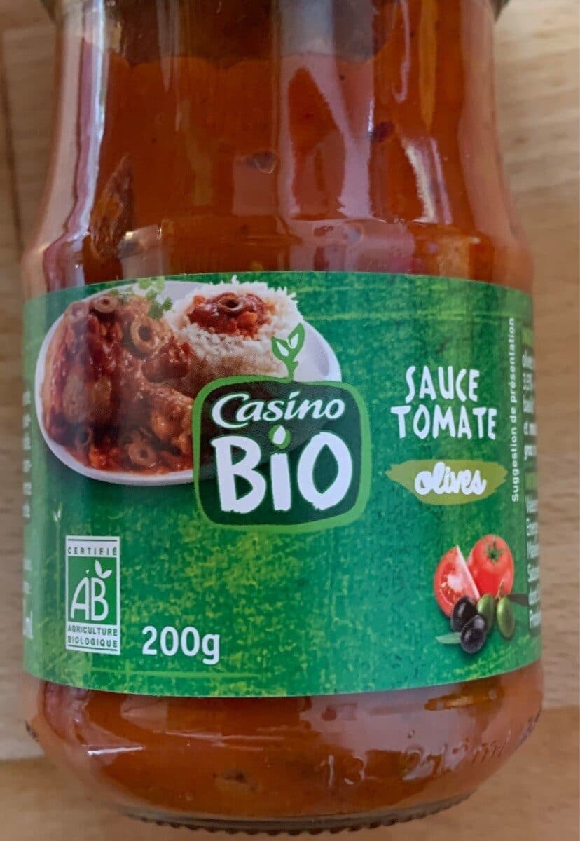 Casino Sauce tomate aux olives bio packshot