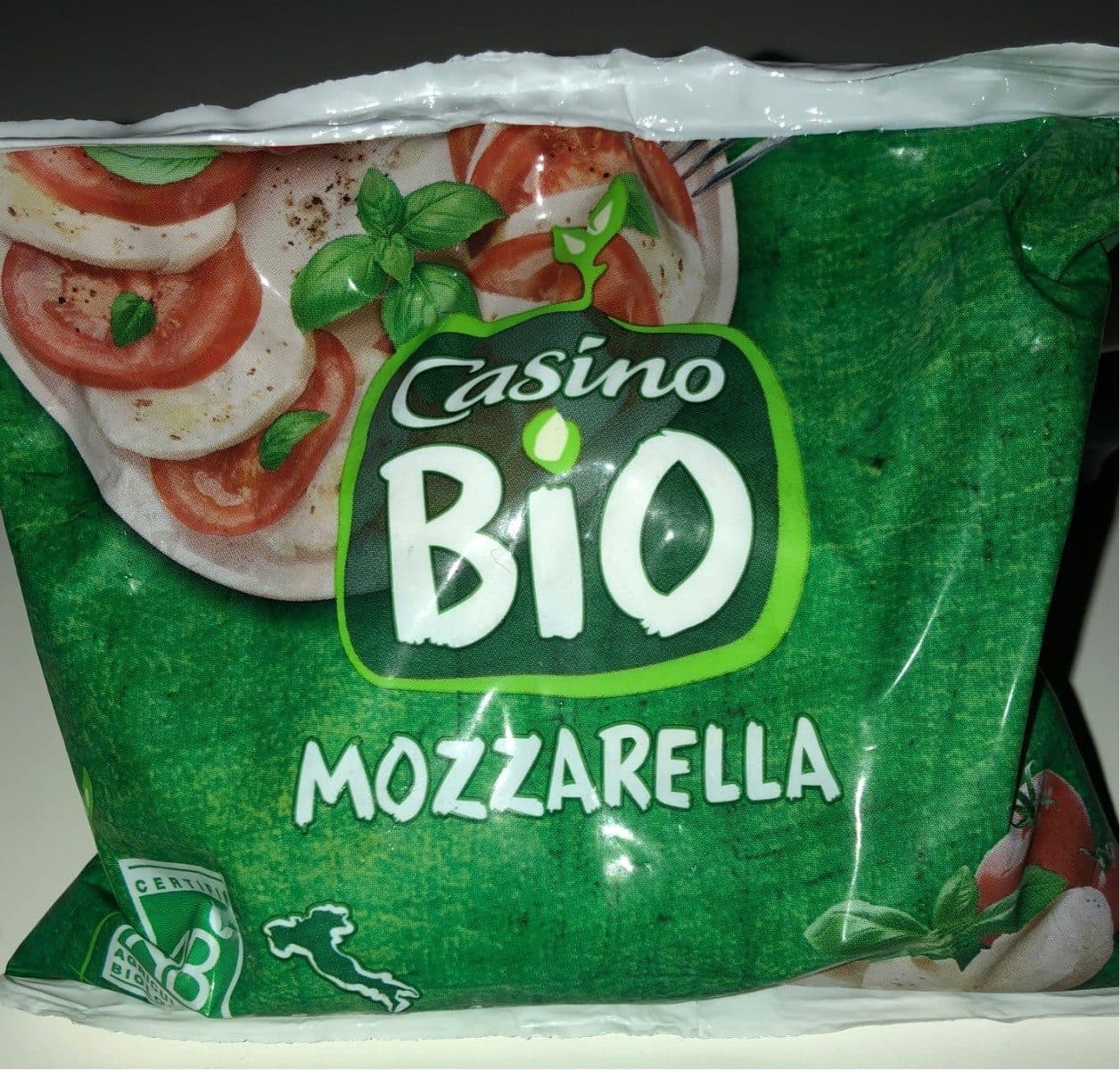 Casino Mozzarella biologique packshot