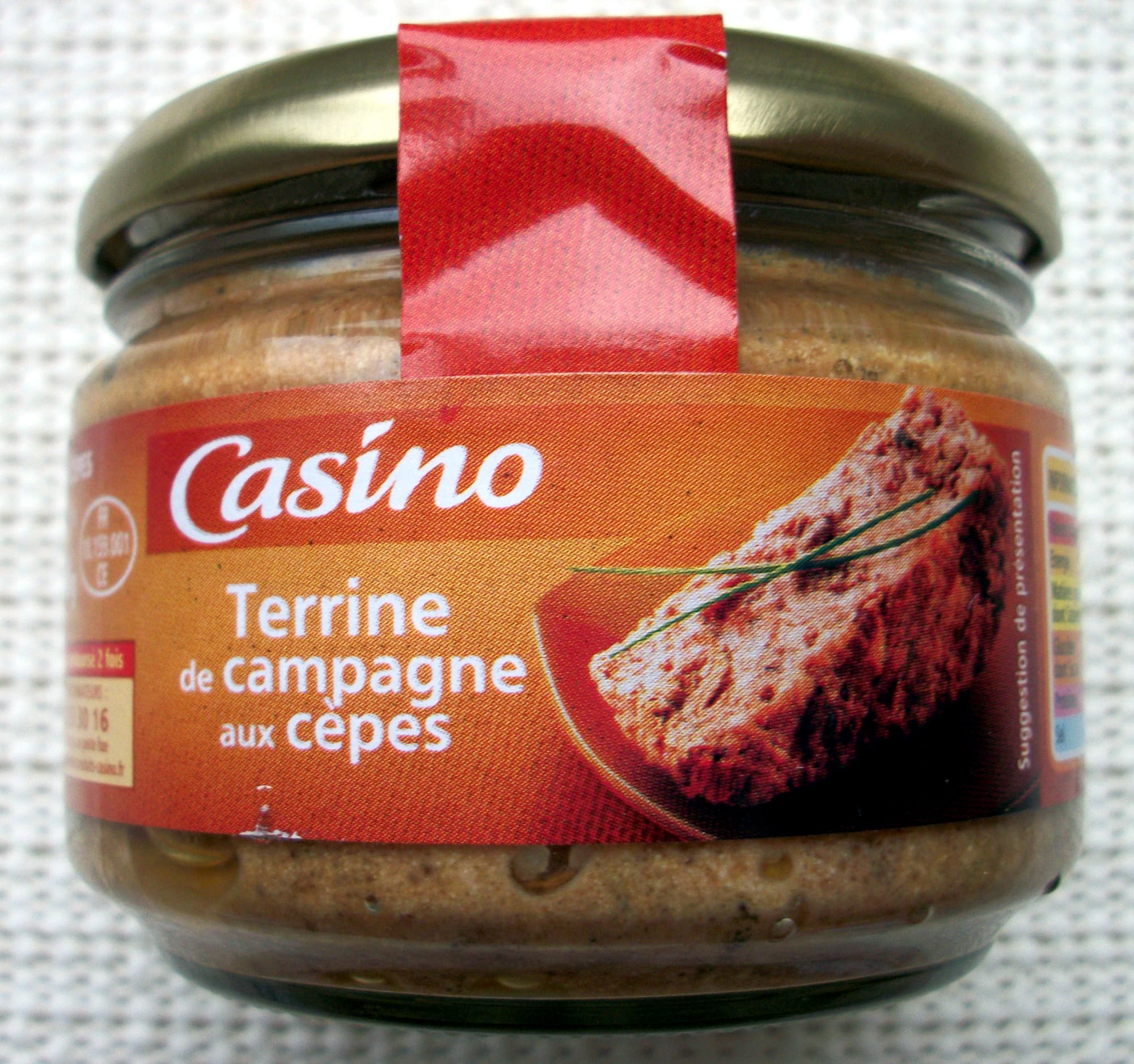 Casino Terrine de campagne aux cèpes packshot