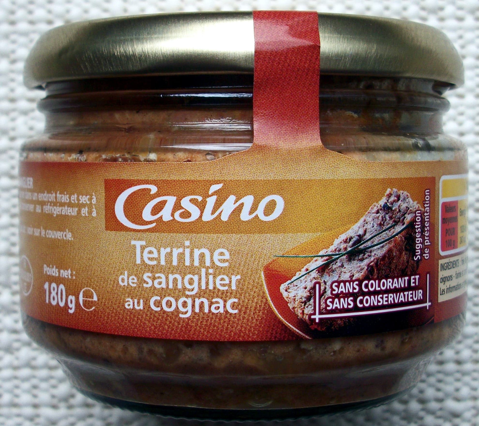 Casino Terrine de sanglier au cognac packshot
