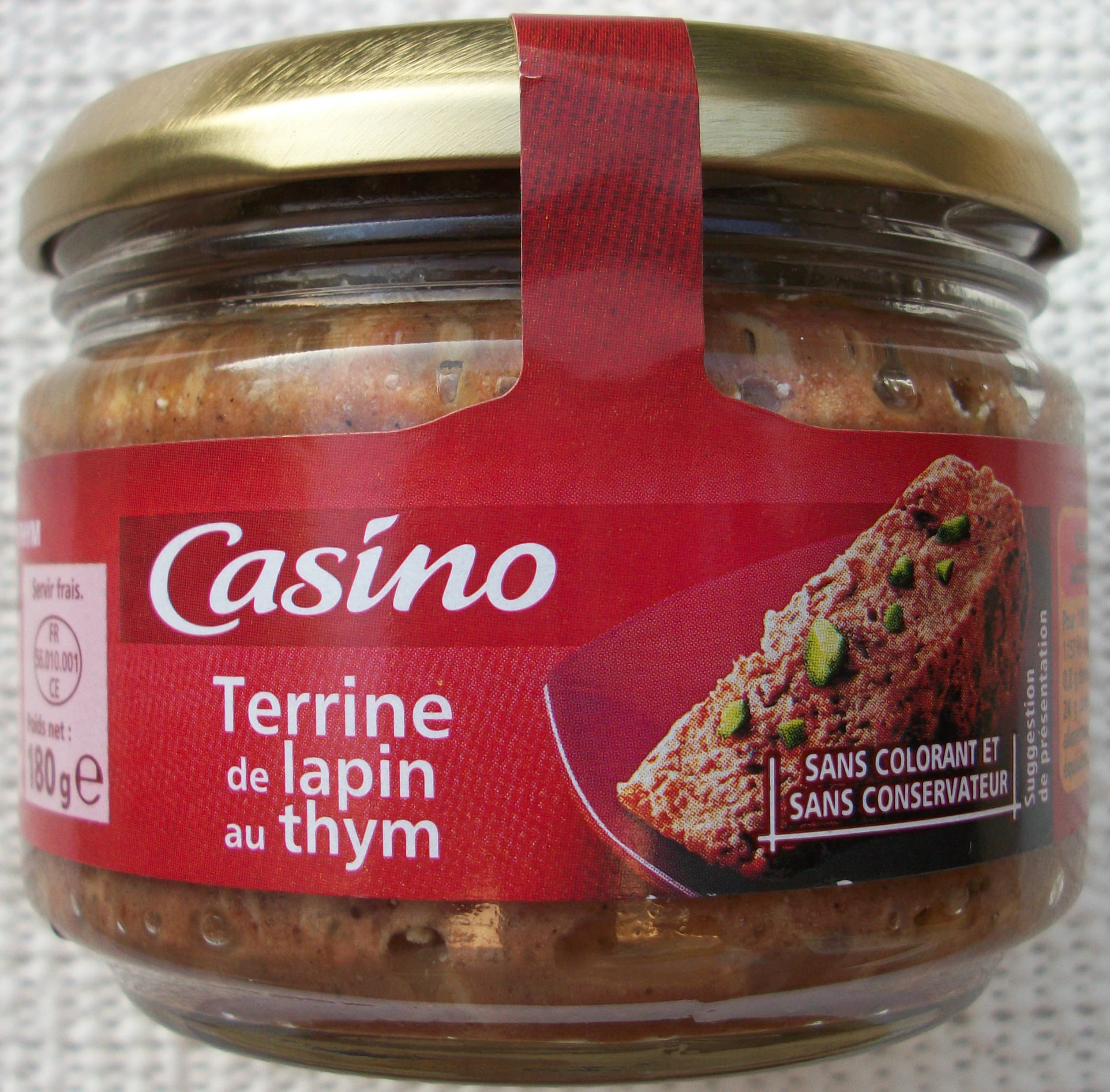 Casino Terrine de lapin au thym packshot