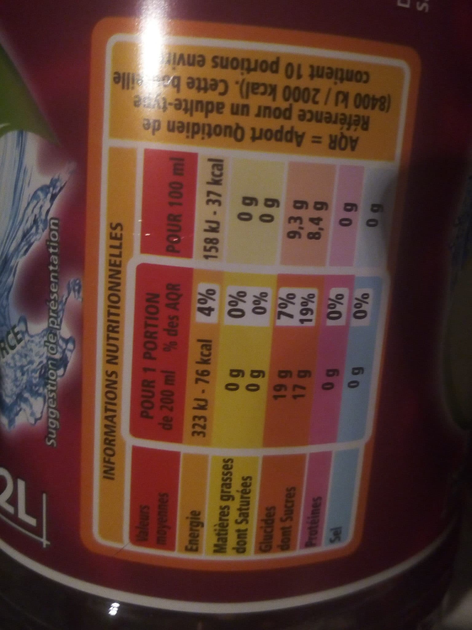 Casino Saveur pomme cassis framboise à l'eau de source packshot