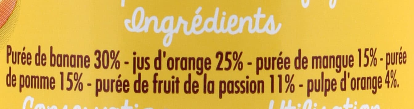 Casino Juste Plaisir Smoothie Banane Mangue Passion flash pasteurisé packshot