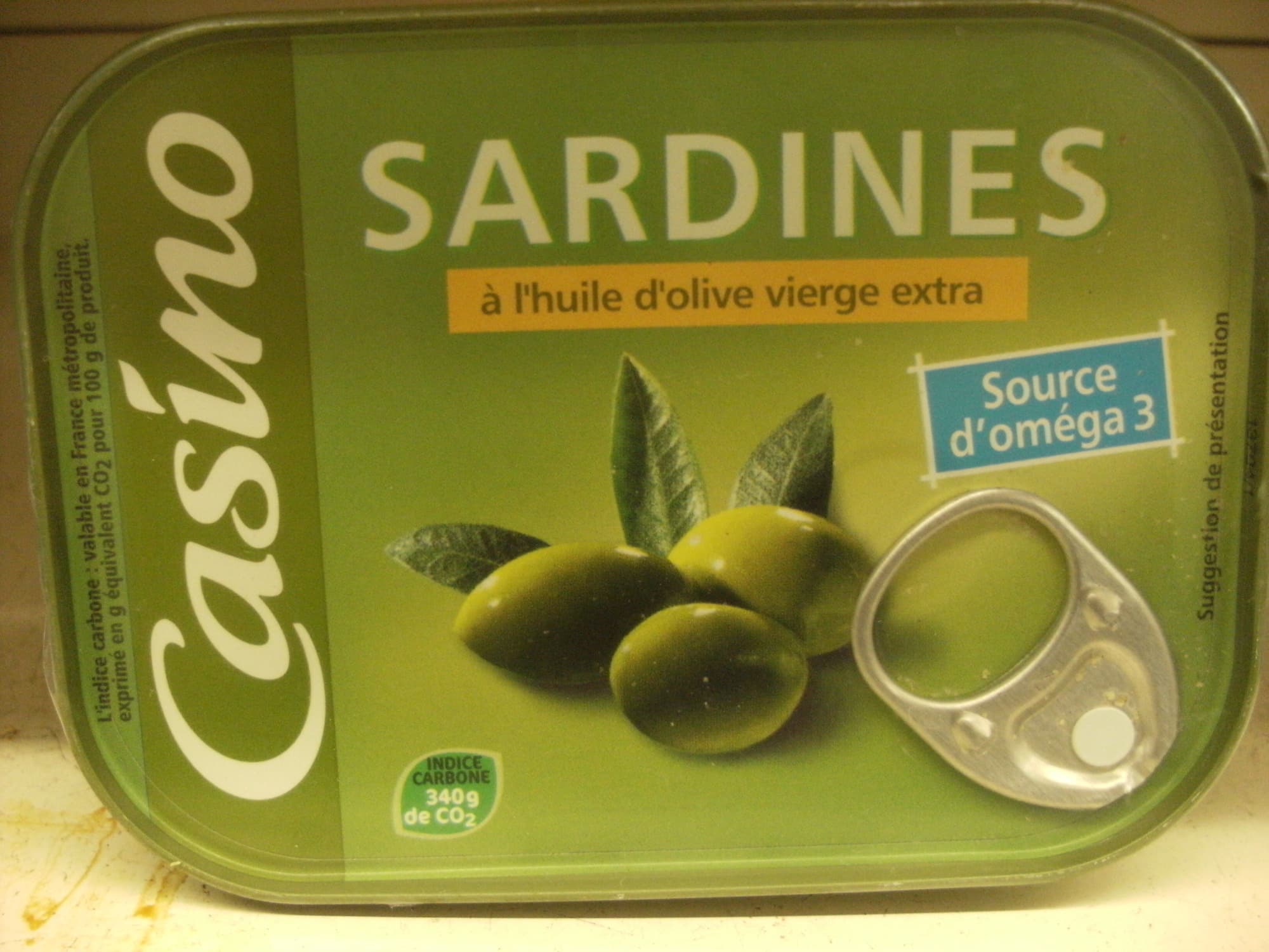 Casino Sardines a l'huile d'olive vierge extra packshot