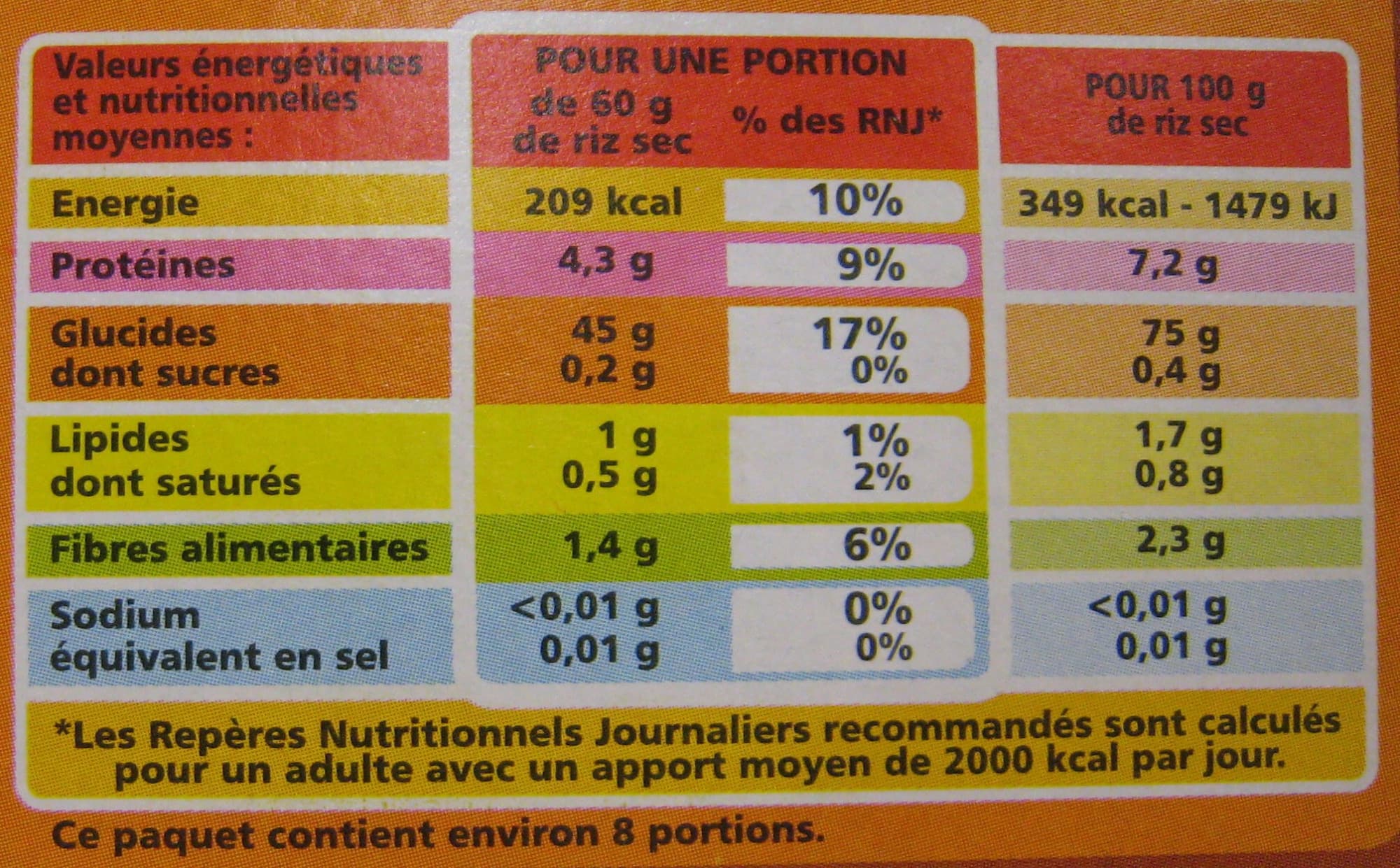 Casino Riz semi-complet long grain bio packshot