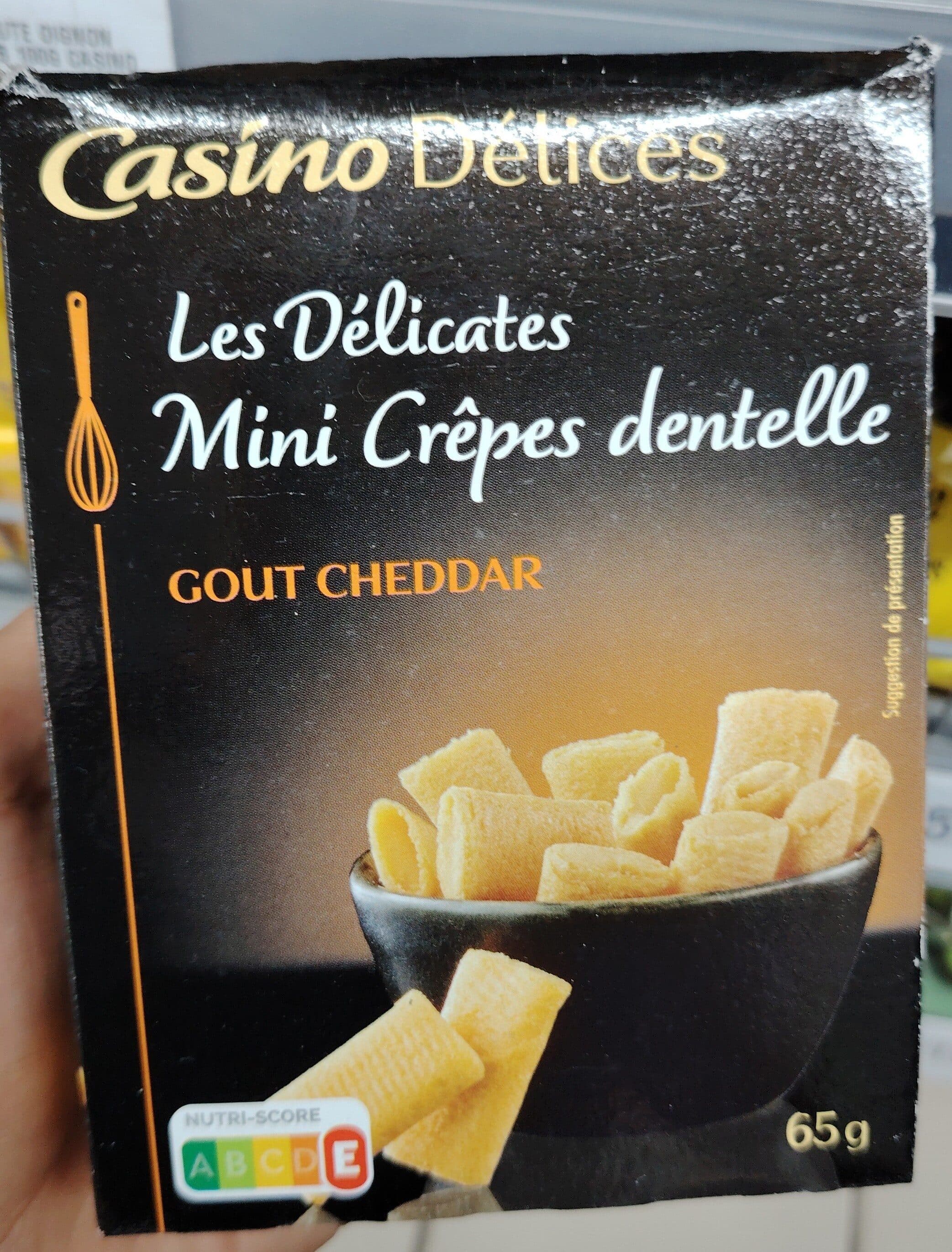 Casino Crêpes dentelle fourrage au Cheddar packshot