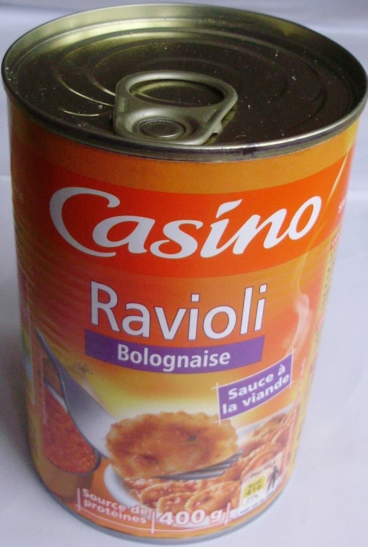 Casino Ravioli Bolognaise Sauce à la viande packshot