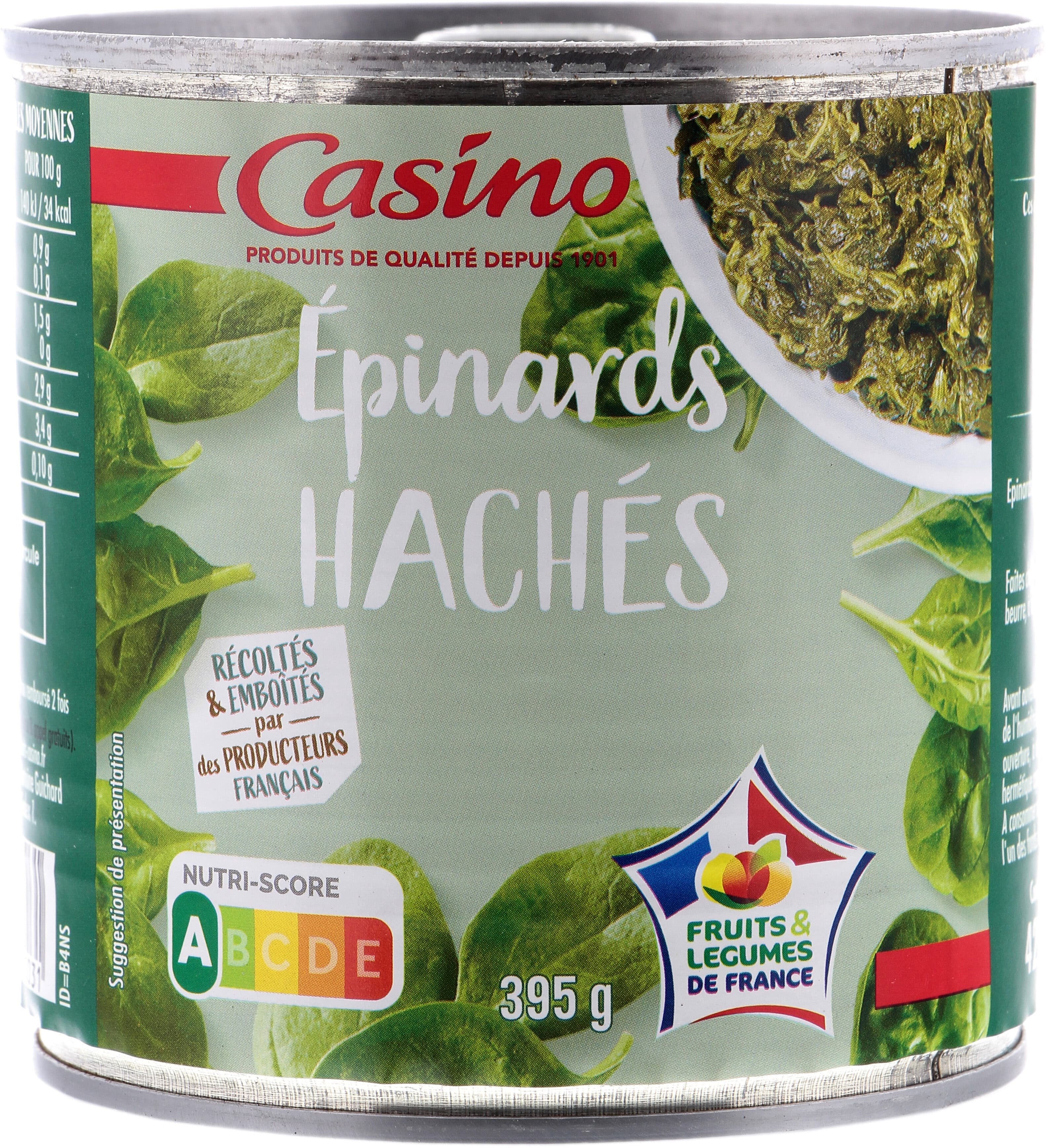 Casino Epinards hachés packshot