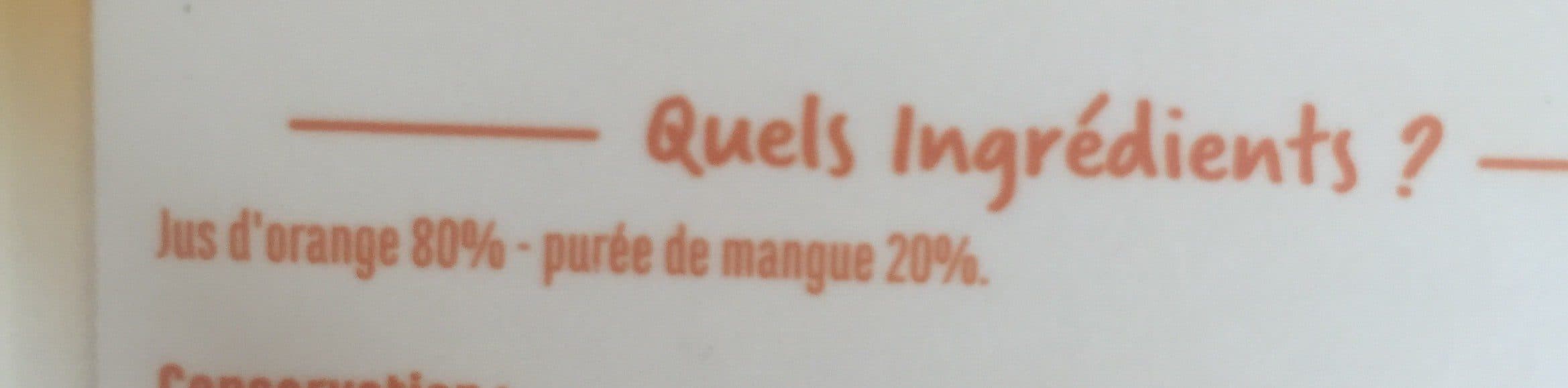 Casino 100% Pur Jus Orange Mangue Flash pasteurisé packshot