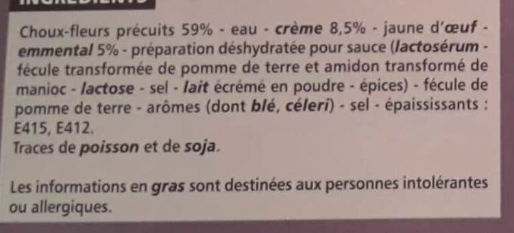 Casino 4 Mini Gratins Choux-fleurs packshot