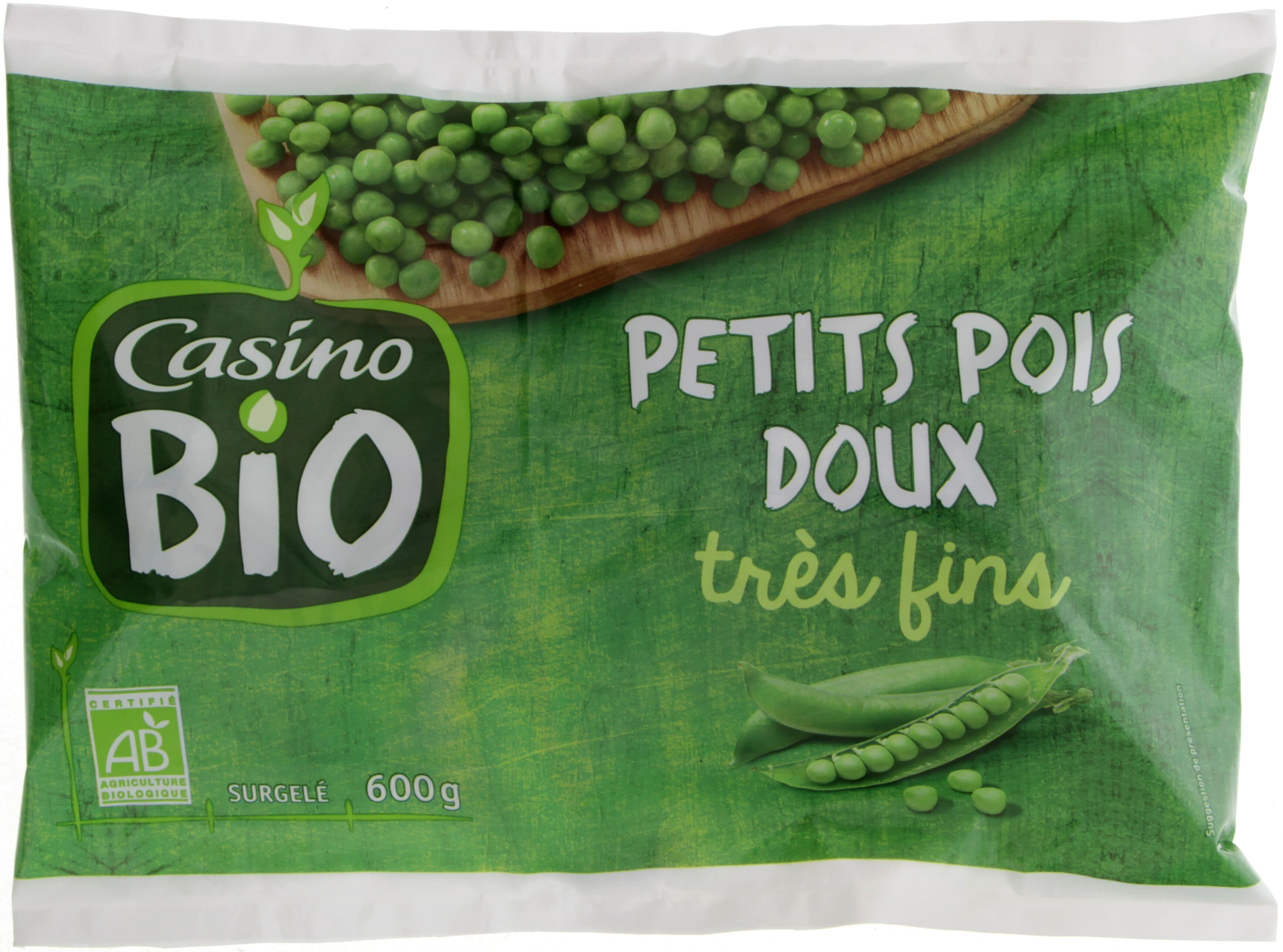 Casino Petits pois doux très fins bio packshot