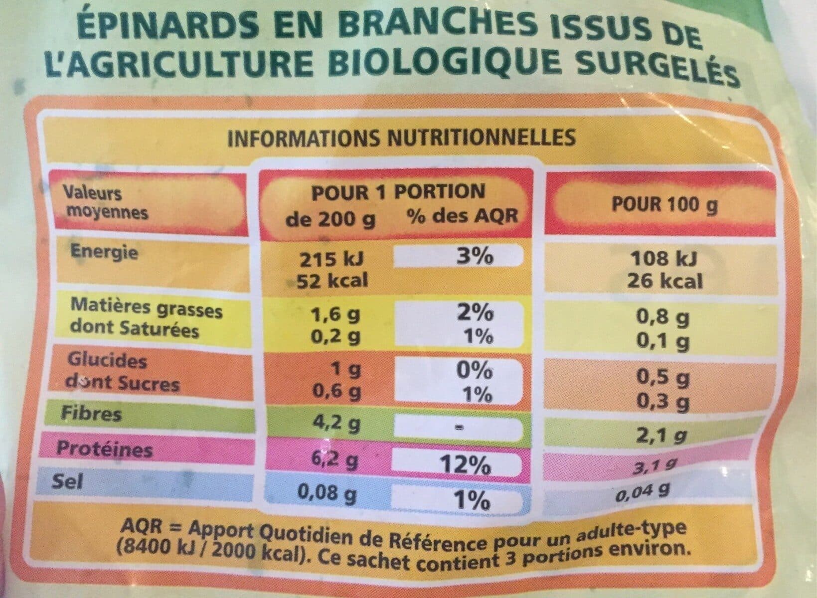 Casino Épinards en Branches packshot