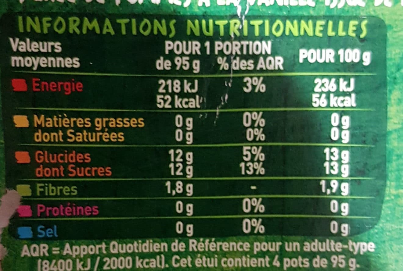 Casino Purée pomme vanille packshot