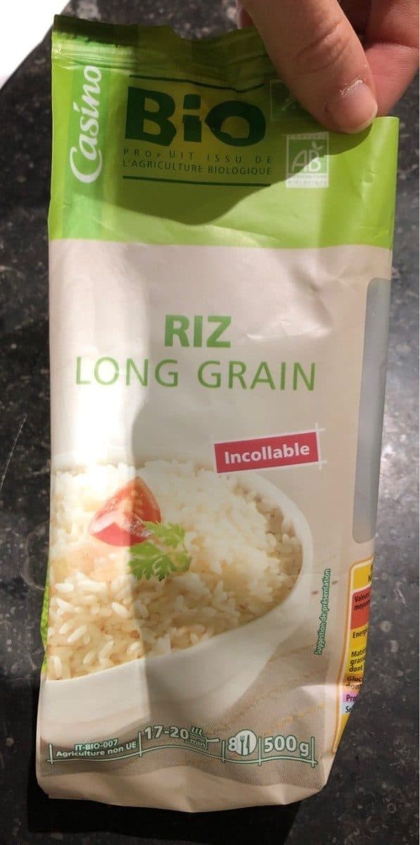 Casino Riz long grain incollable bio packshot