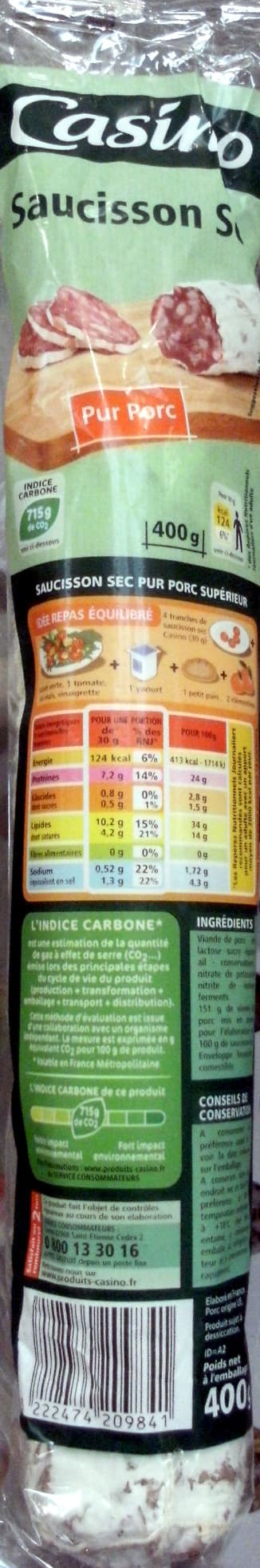 Casino Saucisson sec packshot