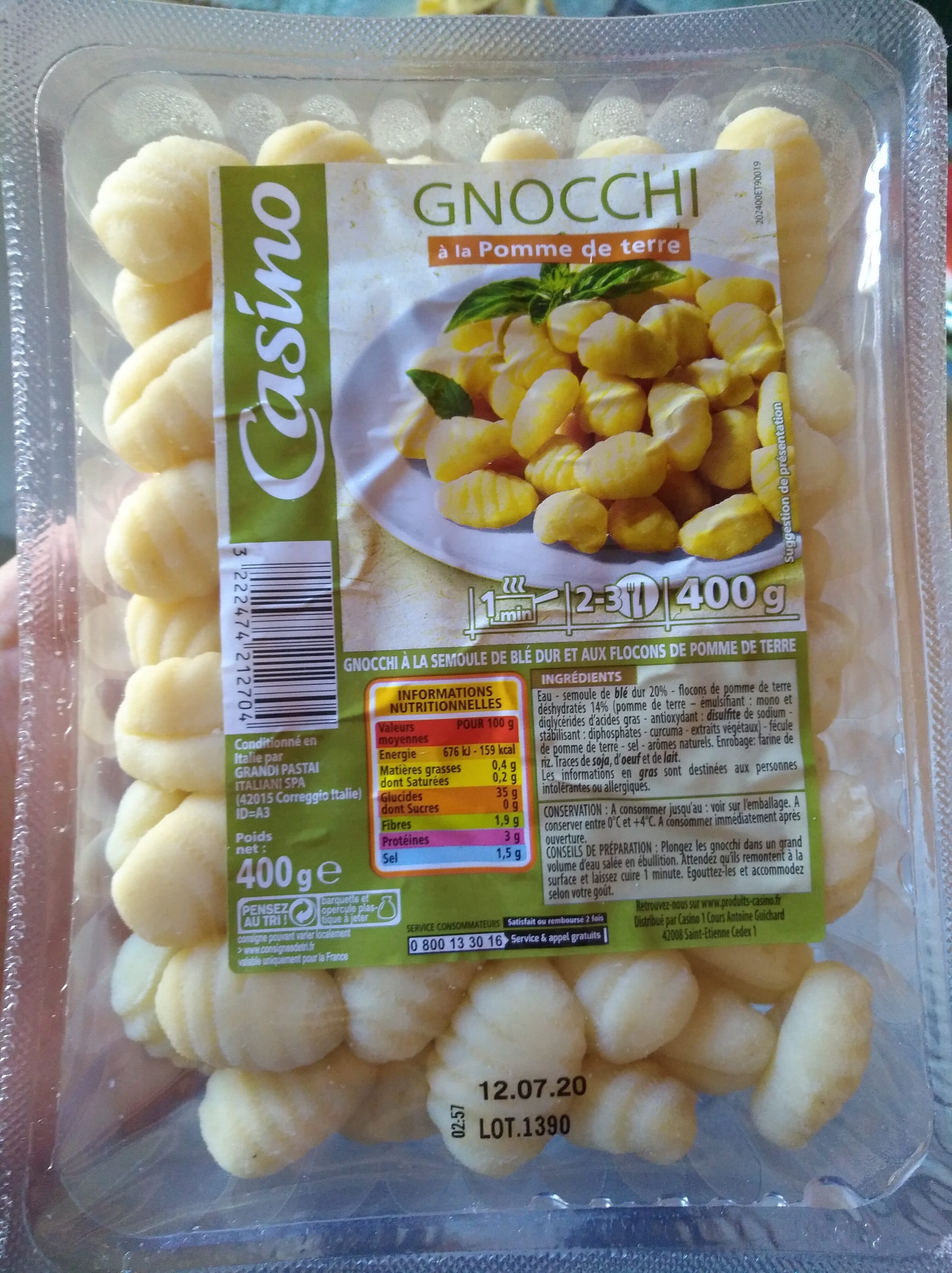 Casino Gnocchi à la Pomme de terre packshot