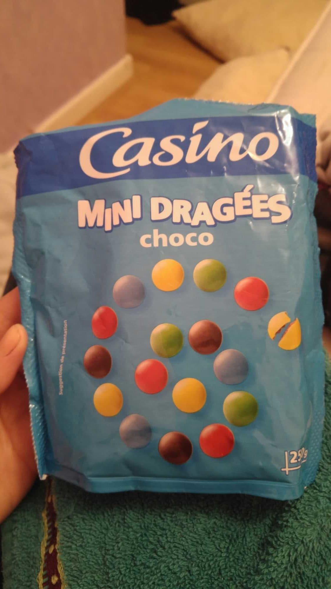 Casino Mini Dragées choco packshot