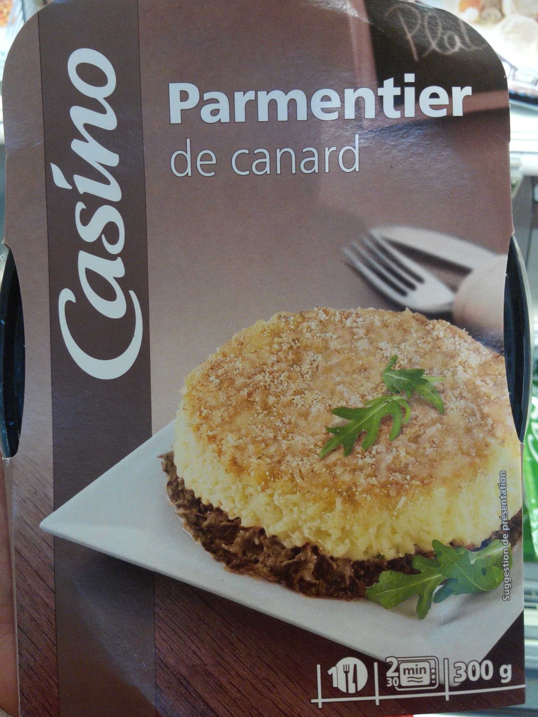 Casino Parmentier de canard packshot