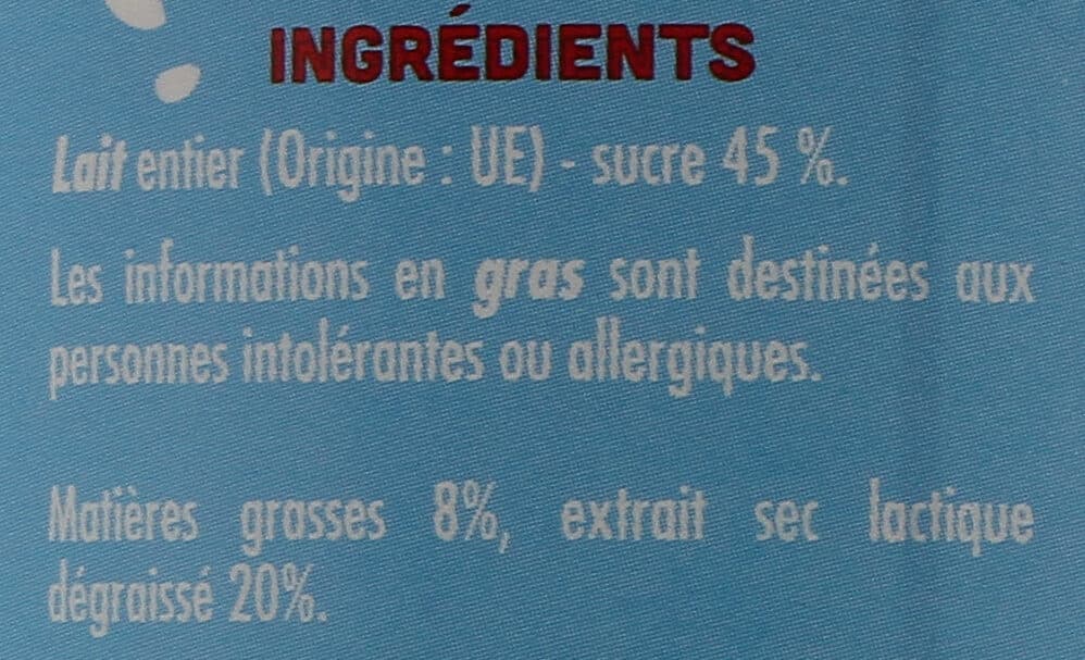 Casino Lait concentré sucré packshot