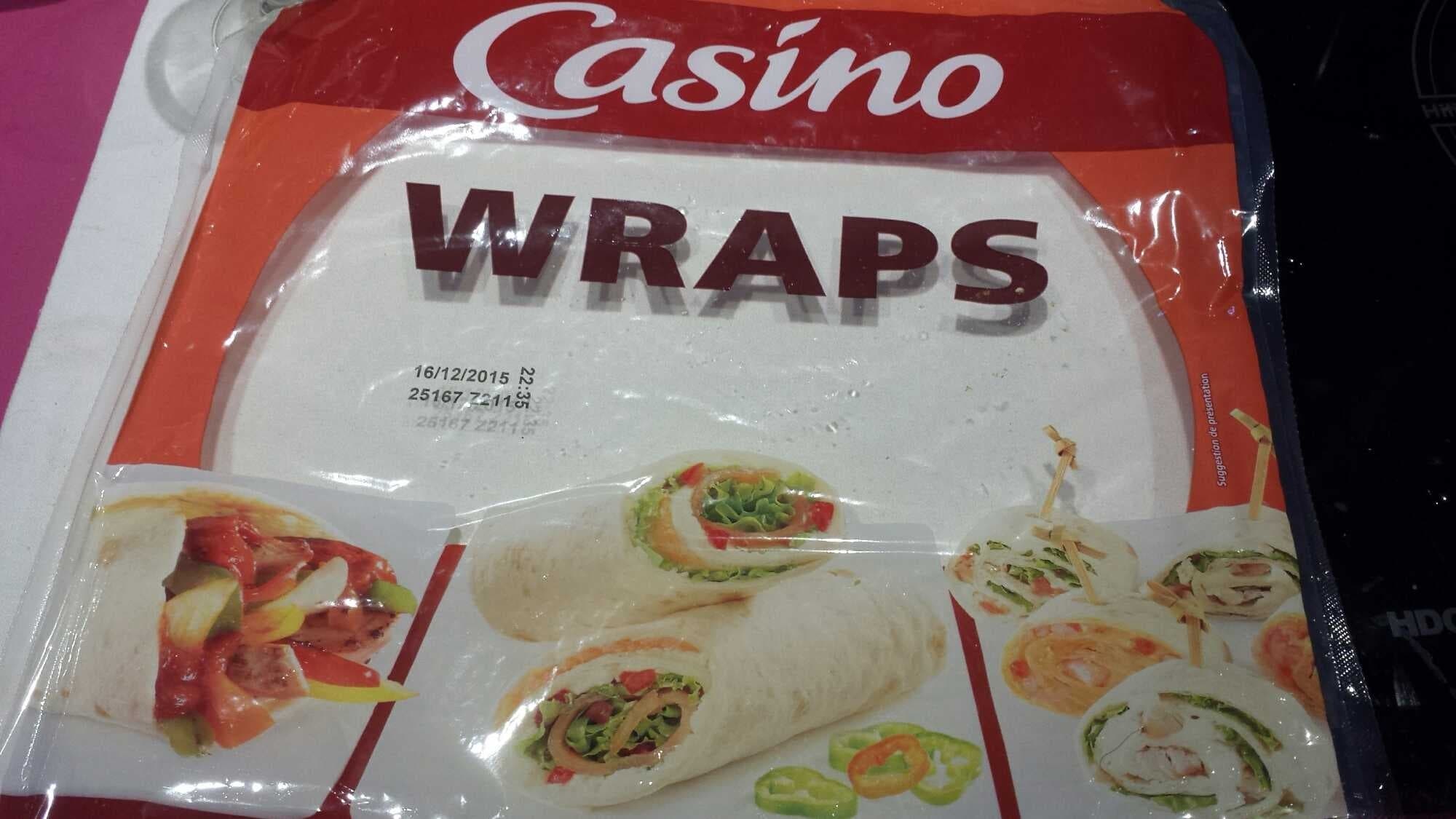 Casino Wraps - 6 galettes packshot