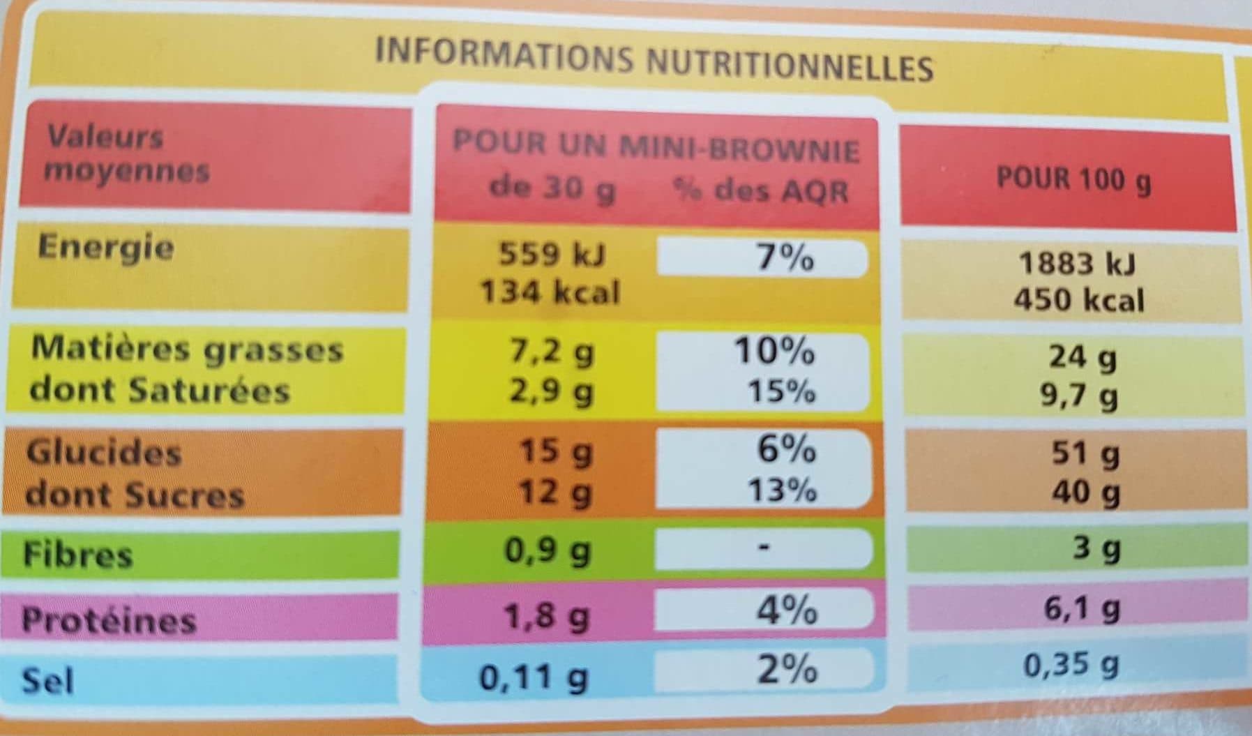 Casino MiniBrownies aux pépites de chocolat packshot