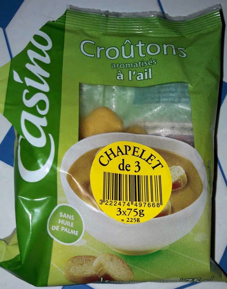 Casino Croûtons aromatisés à l'ail packshot