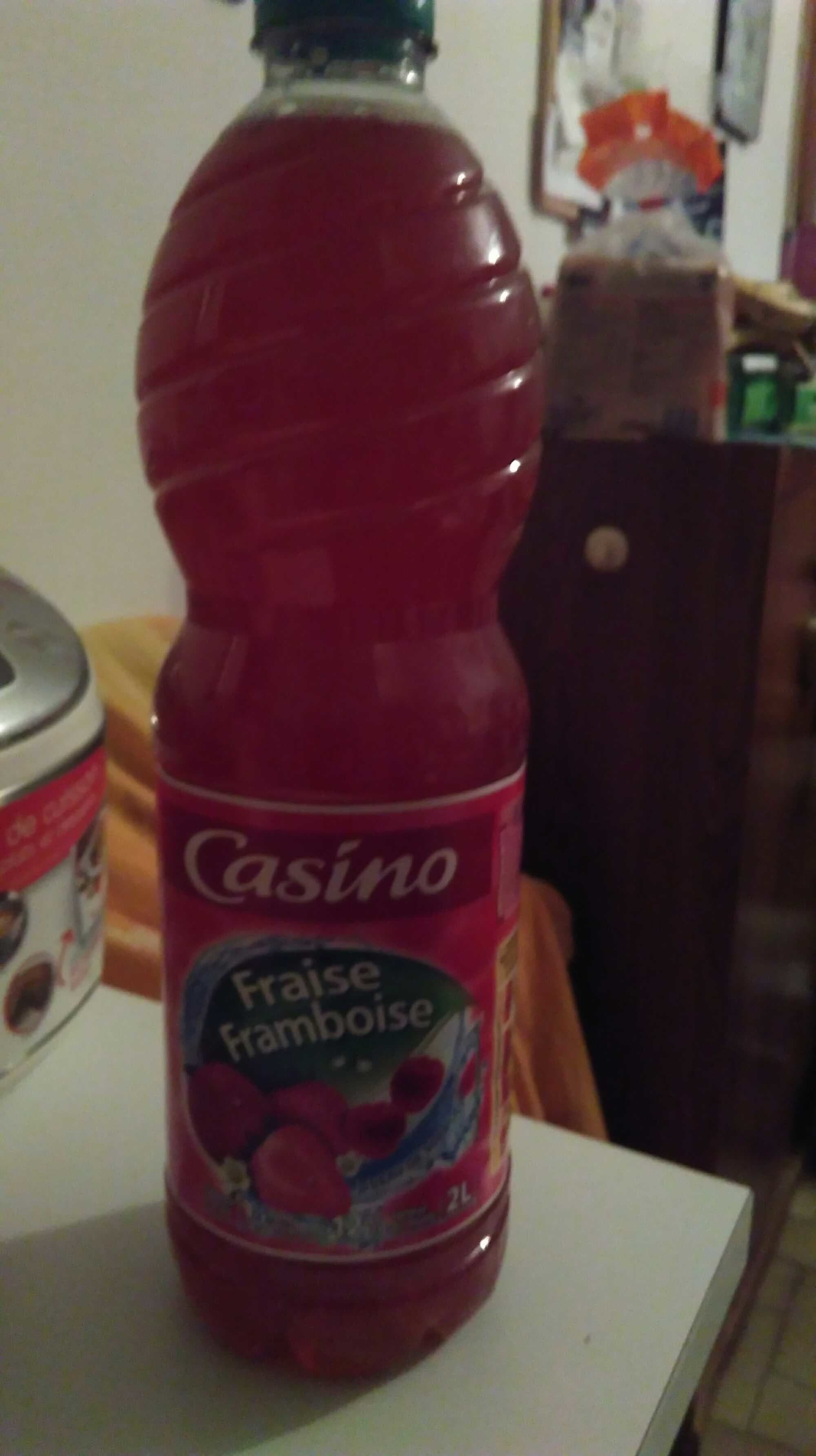 Casino Fraise Framboise à l'eau de source packshot
