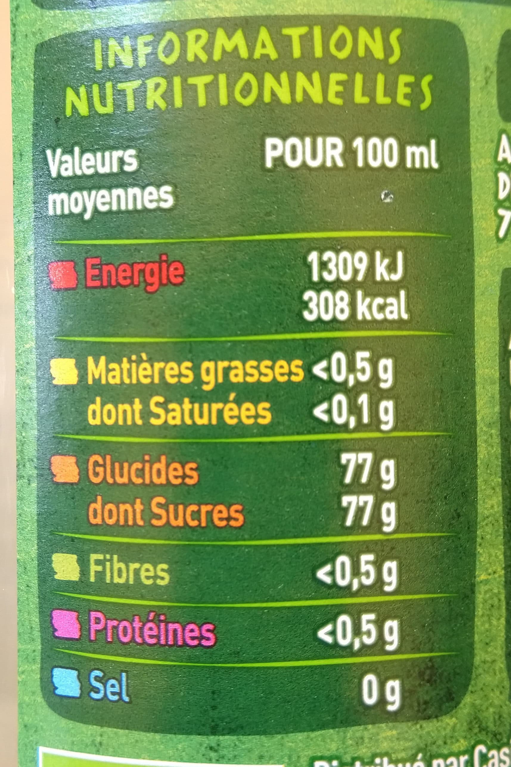 Casino Sirop menthe au sucre de canne packshot