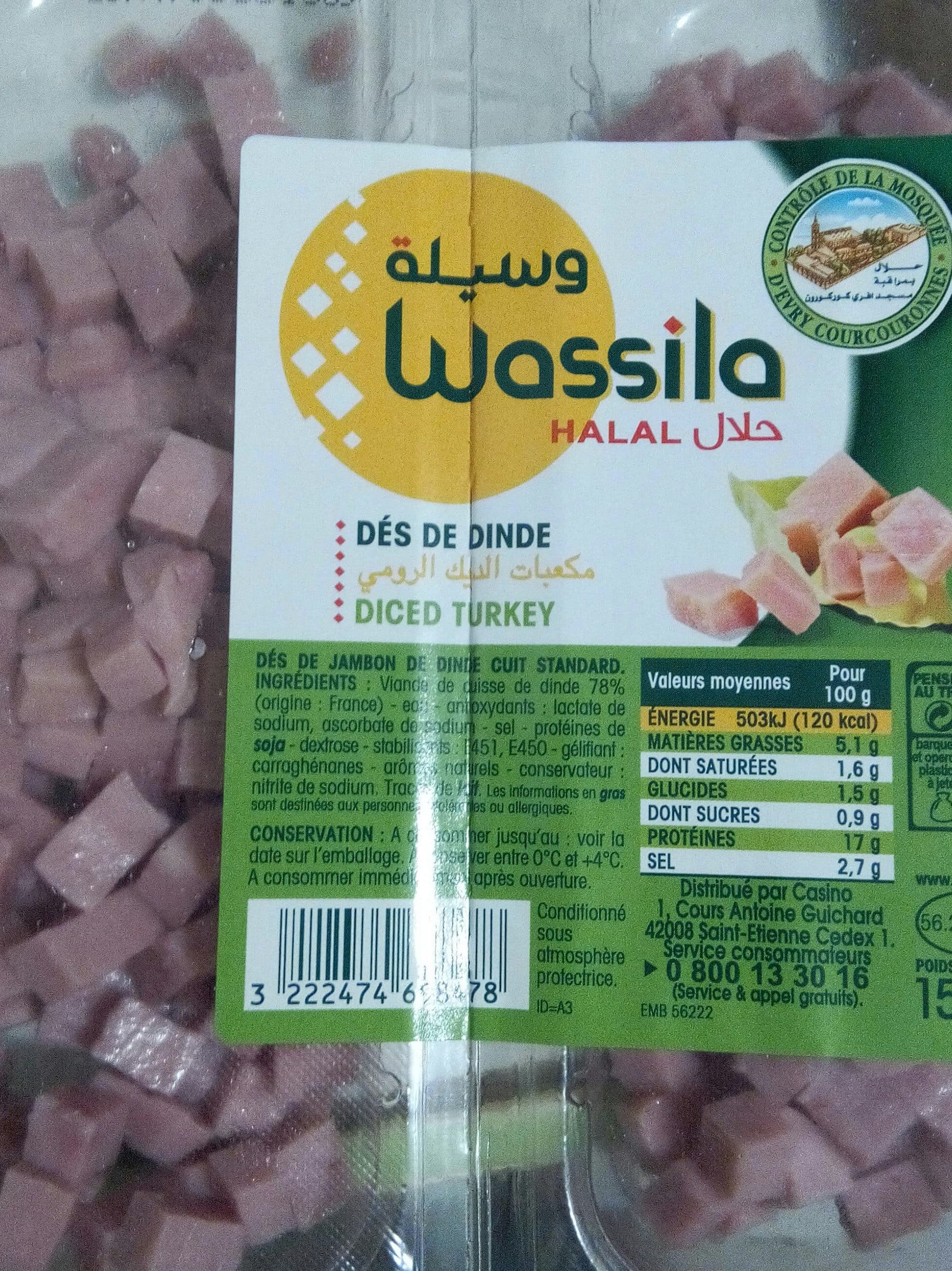 Wassila Dés de dinde packshot