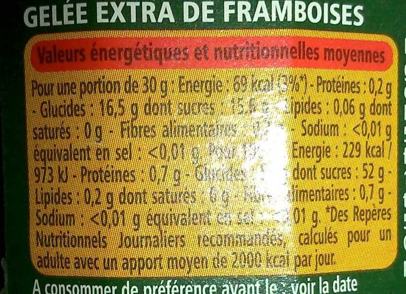 Casino Gelée extra Framboises packshot