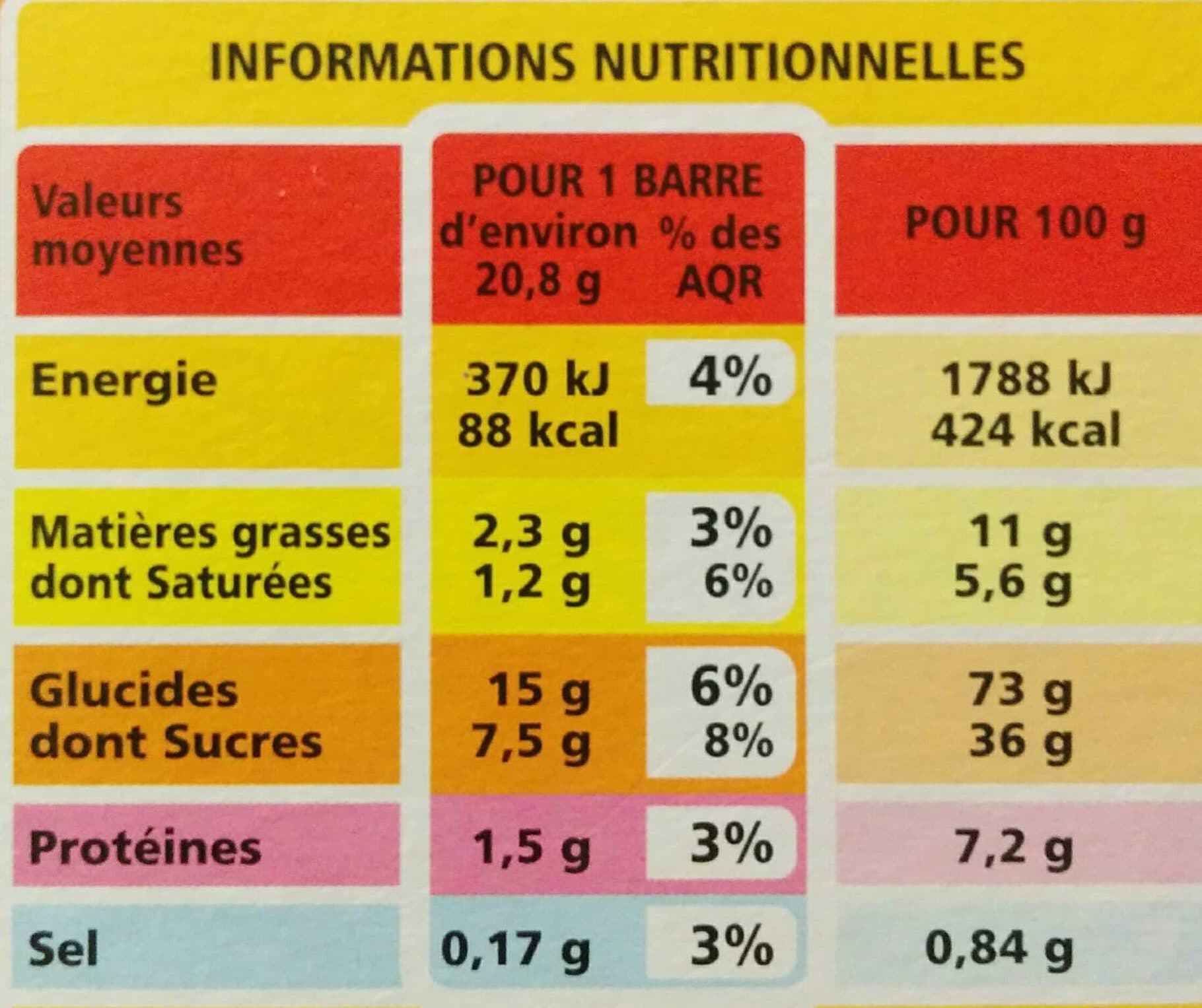 Casino Barres riz & blé complet chocolat au lait packshot