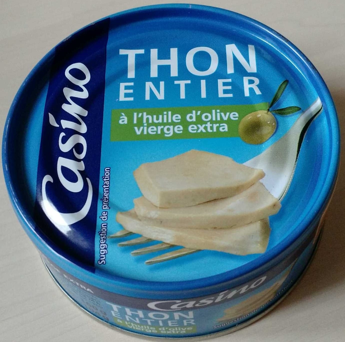 Casino Thon entier à l'huile d'olive vierge extra packshot