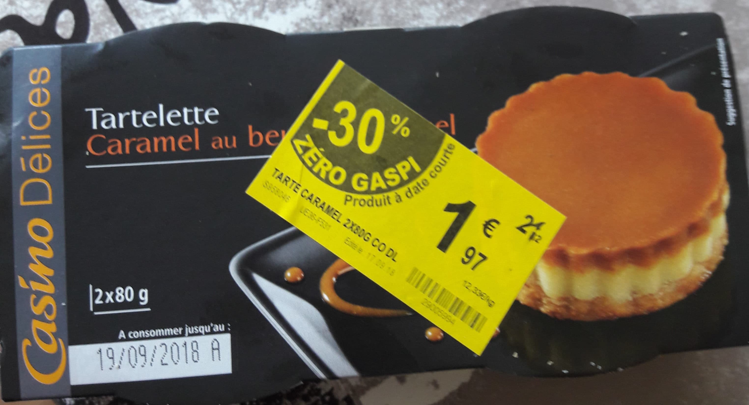 Casino Tartelette Caramel au beurre demi-sel packshot