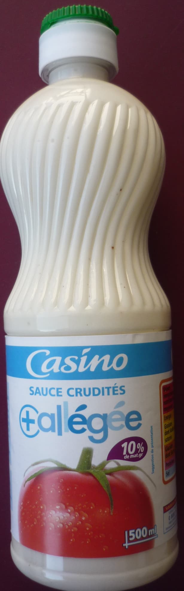 Casino Sauce crudités + allégée 10% MG packshot