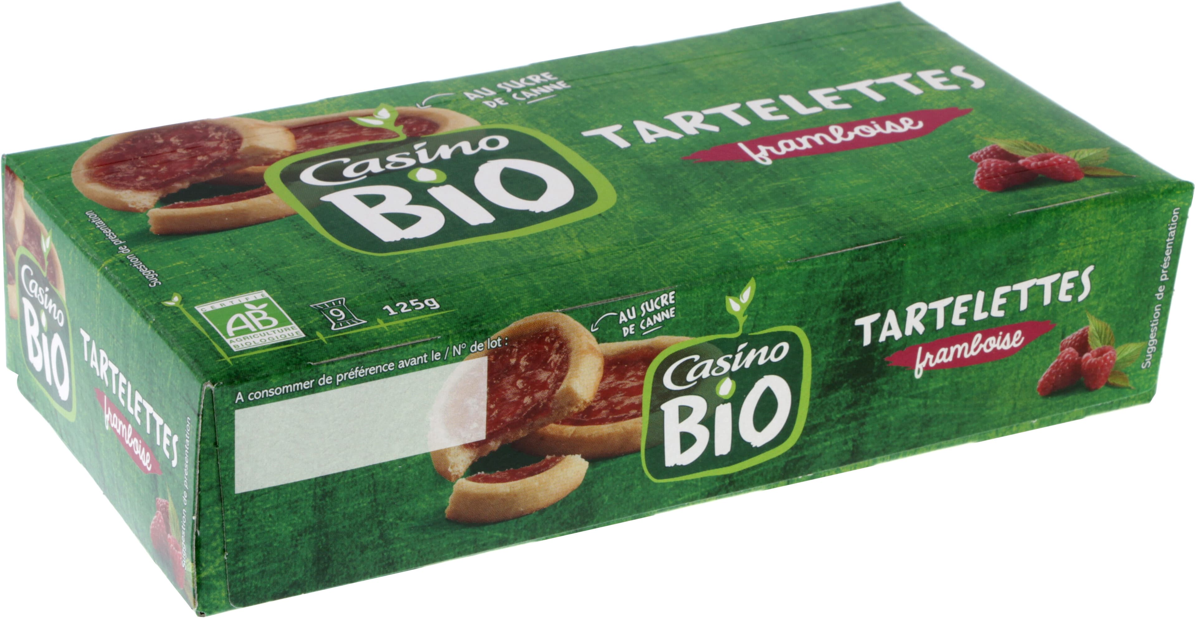 Casino Tartelettes nappage parfum framboise BIO packshot