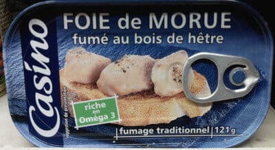 Casino Foie de morue fumé au bois de hêtre packshot